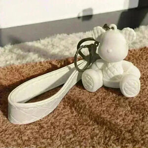 White Bear Keychain/Purse Charm